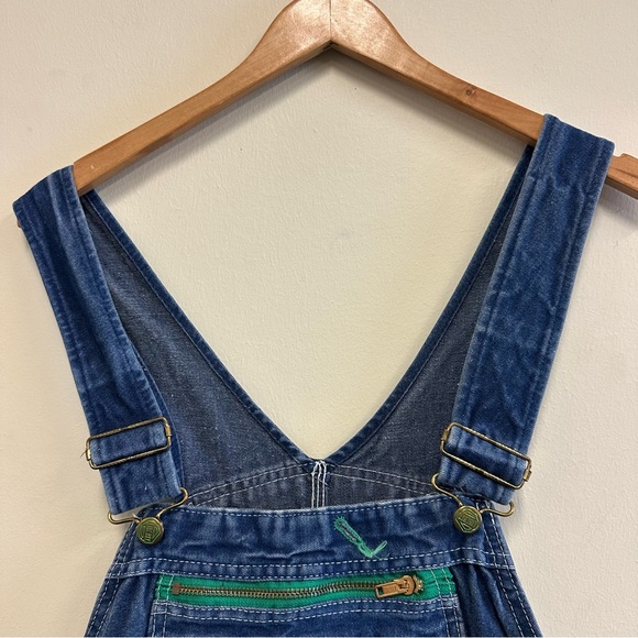 Liberty Blue Denim Carpenter Bib Overalls 42 x 32 - Picture 3 of 15